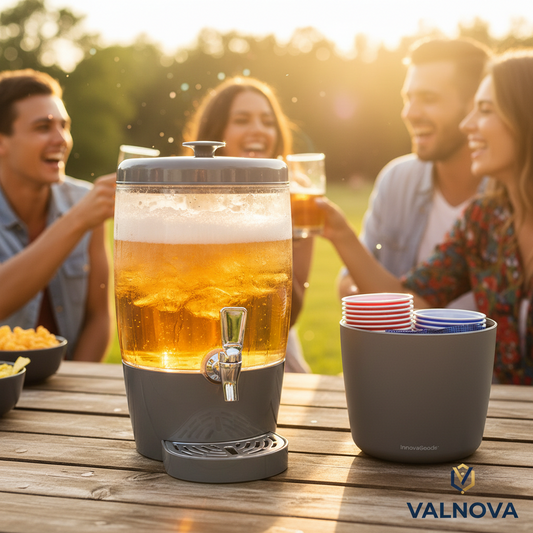 Valnova ChillBarrel - Dispensador de bebidas refrigerante